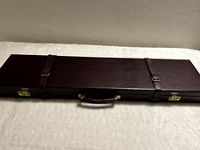 VALIGIA PORTA FUCILI IN PELLE  MARRONE VINTAGE STILE INGLESE