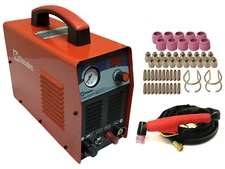 Simadre 50DP Plasma Cutter Pilot Arc No-Touch 110/220V 50A Power Cut 52 cons