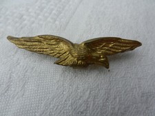 insigne charognard épervier tête à droite -  armée de l'air française-couleur or