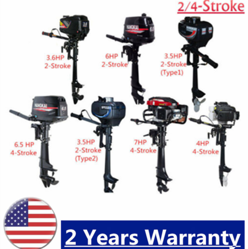 7.5HP HANGKAI Outboard Motor 2-4 Stroke Fishing Boat Engine Water/ Air Cooling - Picture 11 of 48