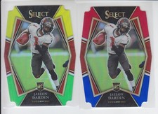 2 - 2021 Select JAELON DARDEN RC Die Cut Green Yellow + Red Blue Buccaneers 177