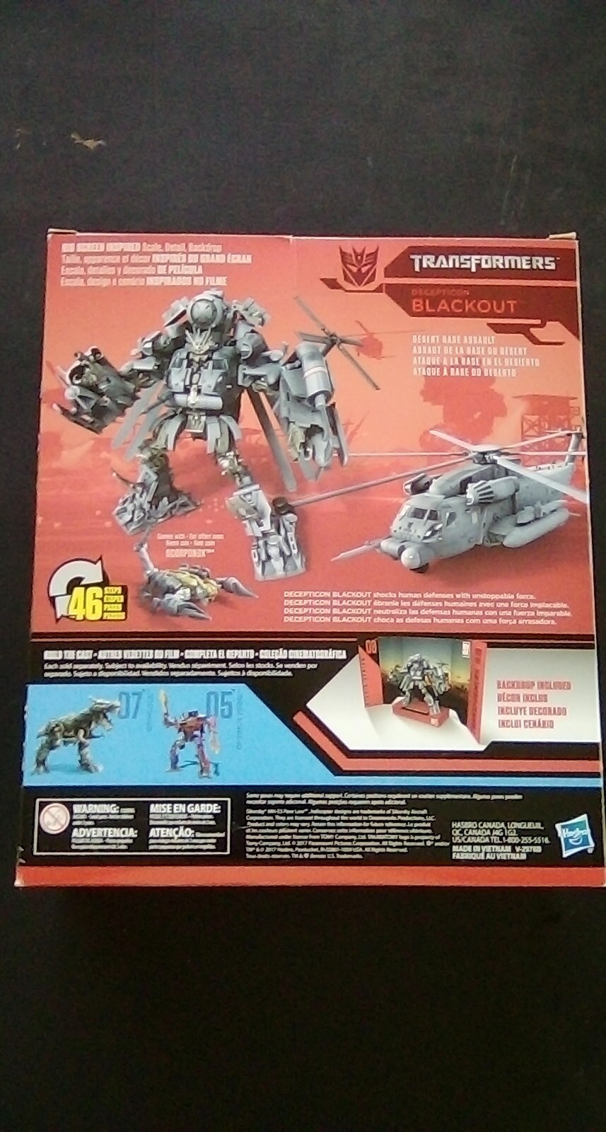 TRANSFORMERS STUDIO SERIES BLACKOUT 08 LEADER CLASS MISB!