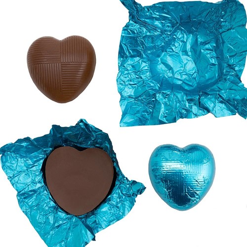 Milk Chocolate Foil Wrapped Hearts (x82 Hearts) - Picture 43 of 46