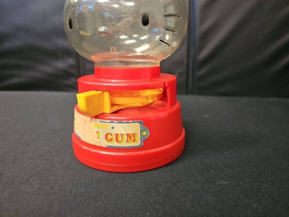 Vintage Sanrio Hello Kitty Mini Gumball Candy Dispenser Made In