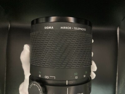 MINT SIGMA MIRROR-TELEPHOTO 600MM F/8 Lens Japan camera for Konica