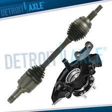 FWD Front Left Steering Knuckle Hub CV Axle Kit for 2004-2007 Toyota Highlander