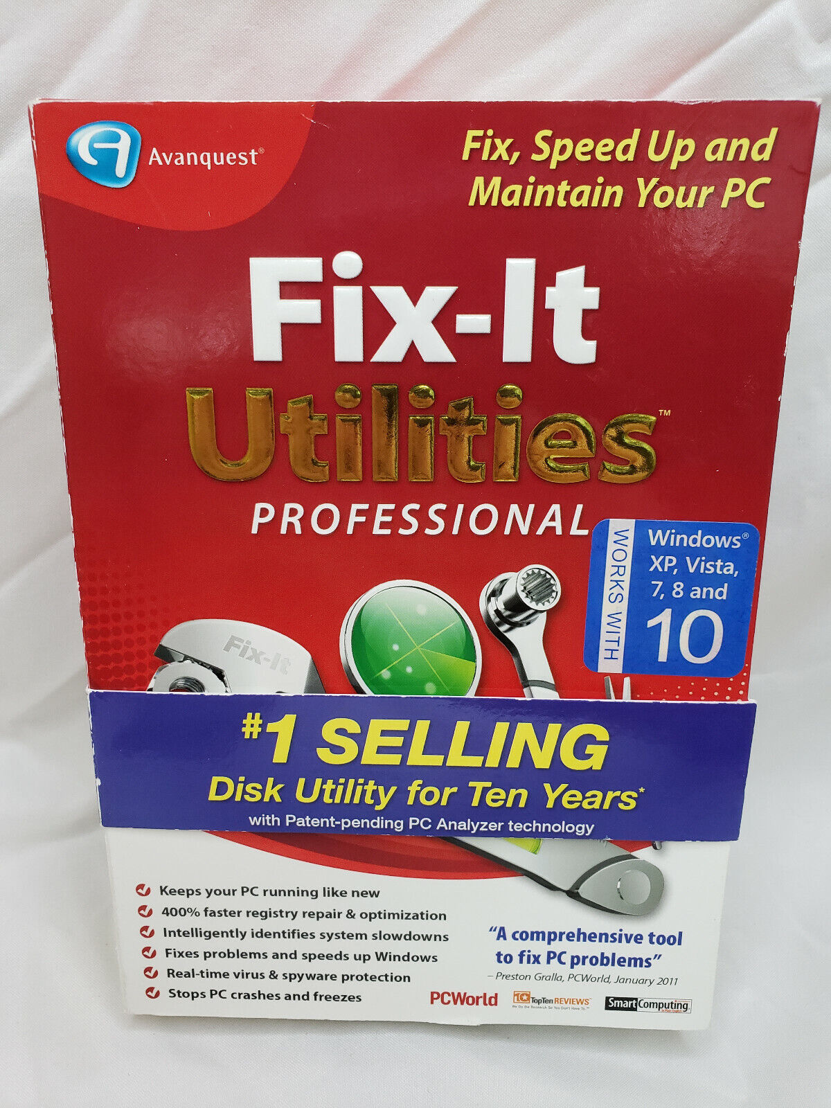 Fix-It Utilities Professional 5 Pc License #1 Selling Disk Utility Sealed      