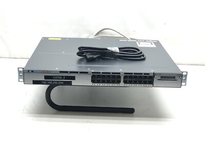 Cisco WS-C3750X-24T-S 3750X 24 Port Catalyst Switch