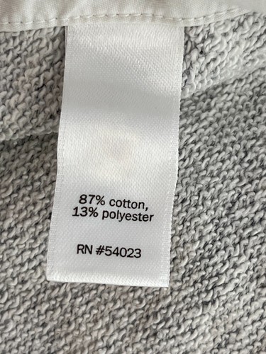 Sudadera Top Athleta Derek Lam 10C Talla XS Gris Jaspeado Blanco Manga 3/4 - Imagen 8 de 15