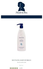 Noodle Boo Bouncing Baby Bubbles 16 oz Hypoallergenic Derm tested bubble bath