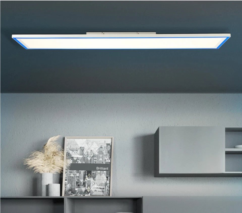 Brilliant LED Panel Lampe  RGB CCT Leuchte 30x120cm Fernbedienung G97077/05
