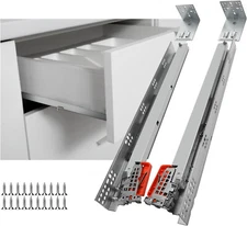 10 Pair 18" Undermount Soft Close Drawer Slides Full Extension MSRP $218.99