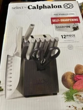 BRAND NEW Select by Calphalon 12 Piece Cutlery Set Full Stainless Steel 2107629