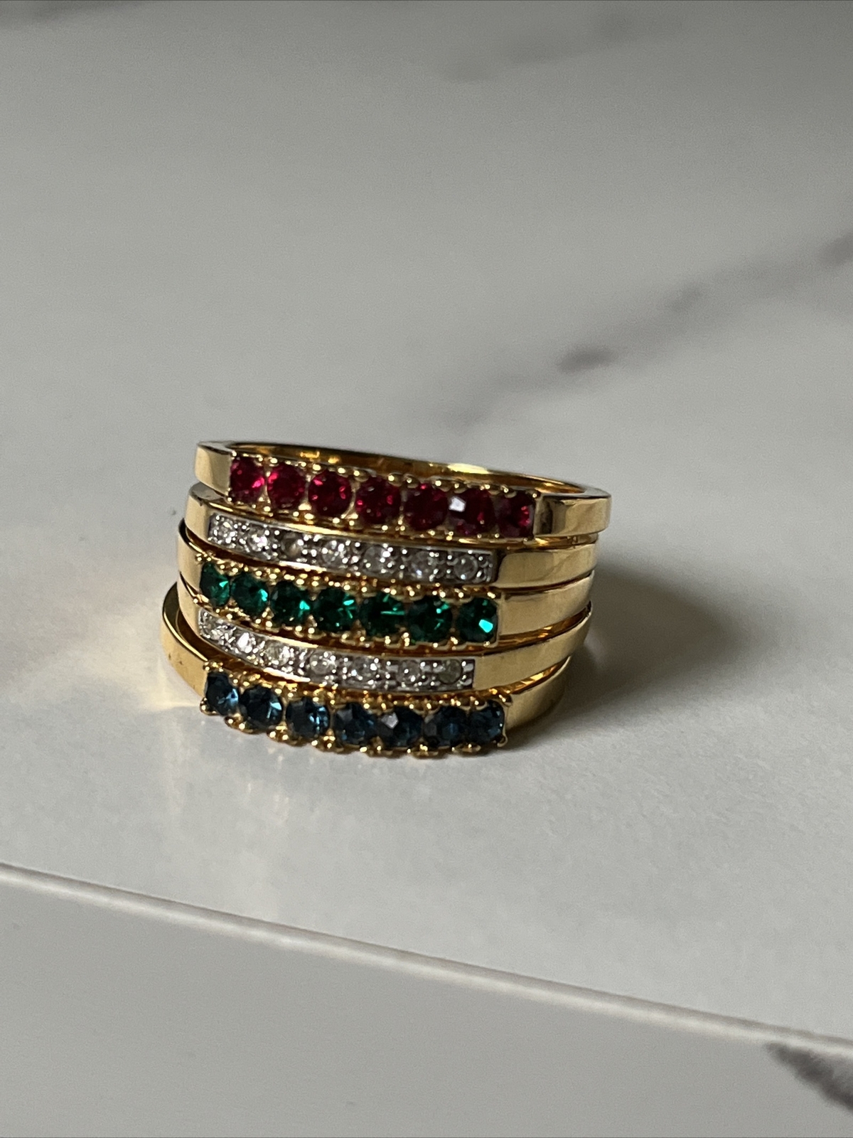 Multilayered Rings 3 Interchangeable signed NV Ri… - image 10