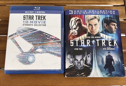 Star Trek Stardate 10 Movie Collection +New Star Trek 3 Movie Collection Blu ray