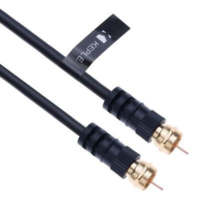 Coaxial Aerial Cable With Male Ff Pin Connectors For Tv Satellite Sat Freesat Sk