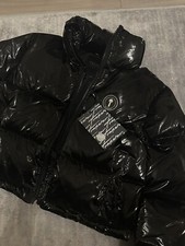 Trapstar Women's Puffer Jacket Shiny Black - Size Small
