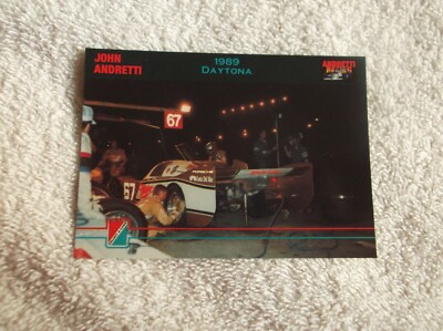 Andretti Racing ''JOHN ANDRETTI, 1989 DAYTONA'' #29 Trading Card 1992
