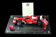 2006 F1 FERRARI 248 MICHAEL SCHUMACHER 1/18 SAO PAULO LAST RACE HOT WHEELS J2996