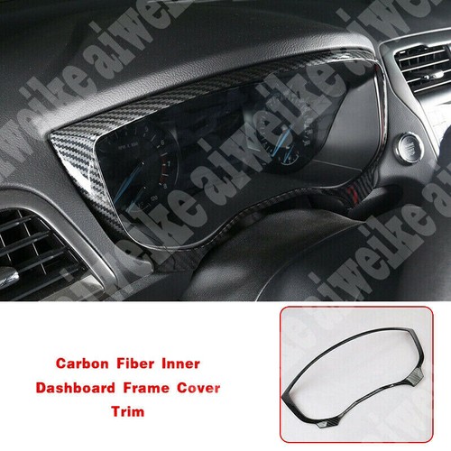 Carbon Fiber Style Dashboard Panel Cover Trim For Ford Fusion Mondeo 2013-2022 - Picture 2 of 6