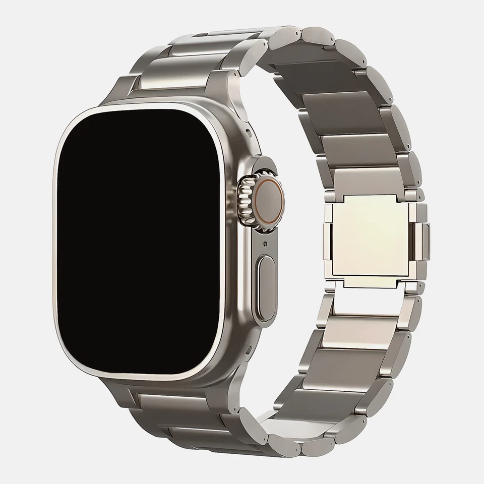 Titanium Strap for Apple Watch Ultra2 & Ultra 49mm 10 46mm 9/8/7 45mm 6/5/4 44mm - Image 4 of 4