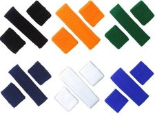 1 Set 3-Piece Sports Bands Headband Wristband Multi Colors