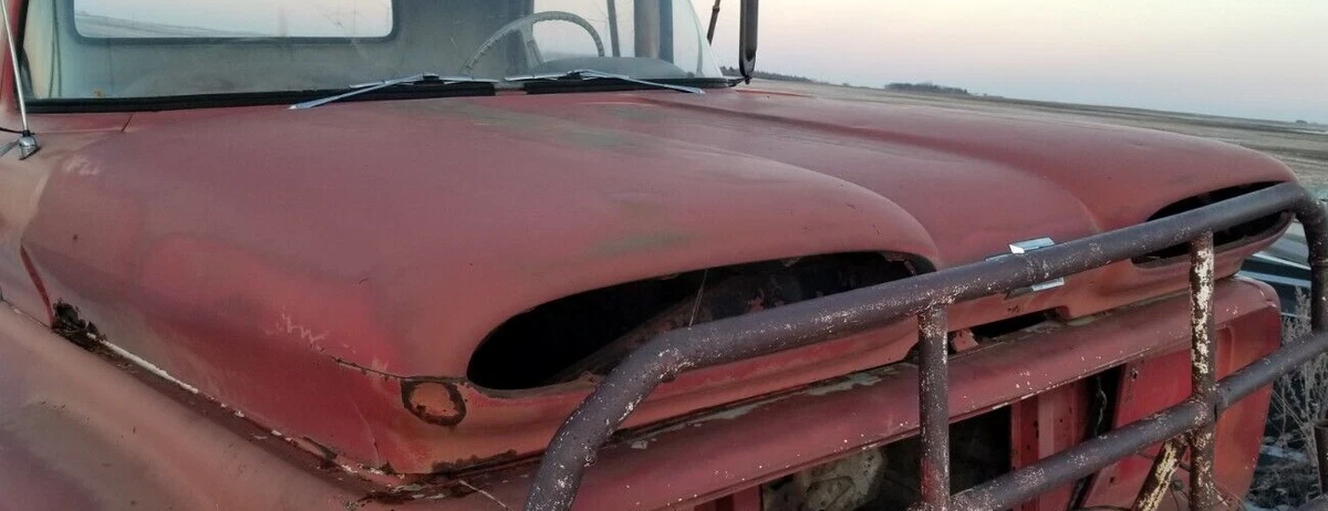 Hood Bonnet Panel 60 61 Chevrolet Pick Up Truck Chevy 1961 1960 eBay
