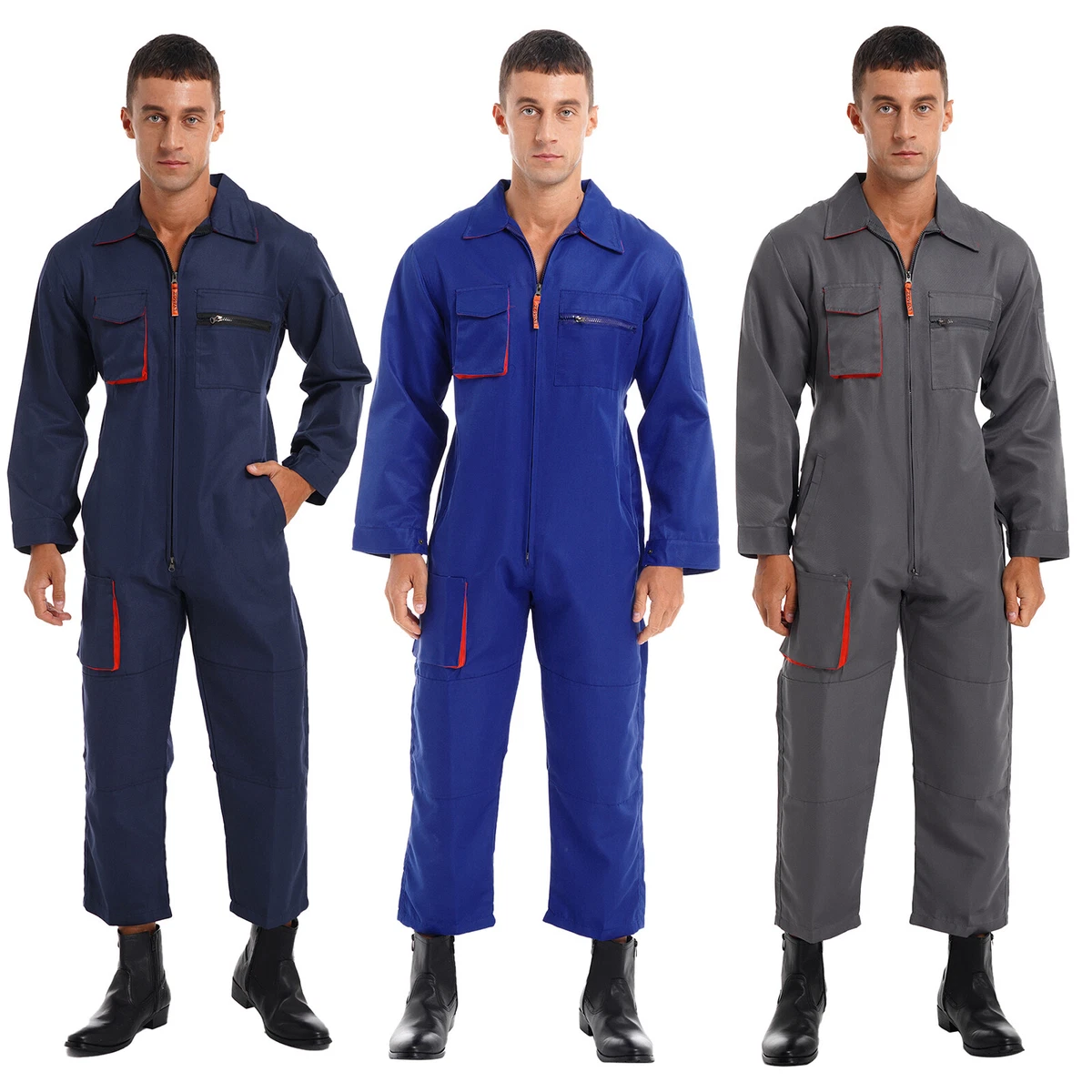 Conjunto de ropa de trabajo para hombre, trajes de trabajo para  trabajadores, uniformes, reparadores de automóviles, traje de trabajo de  moda, chaqueta mecánica, pantalón - AliExpress