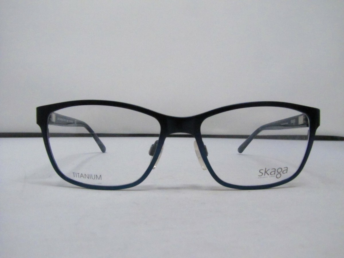 Skaga 3874 Barbro 5501 Black Authentic Eyeglasses 55-16-135 Skaga 3874 BARBRO 5306 ROYAL BLUE TITANIUM 53-16-135 FLEX  main image 3
