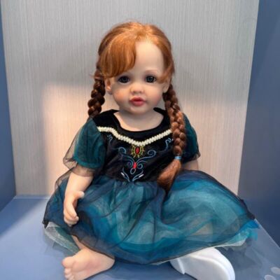 Cute Reborn Baby Doll Girl Full Vinyl Washable Adorable  Realistic Toddler Gift