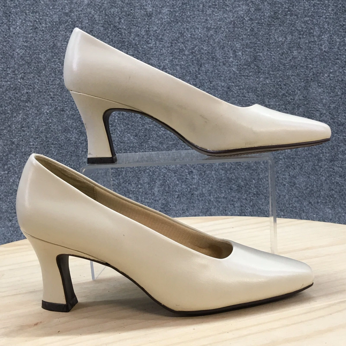 Buy Women Cream Casual Heels Online - 273486 | Allen Solly