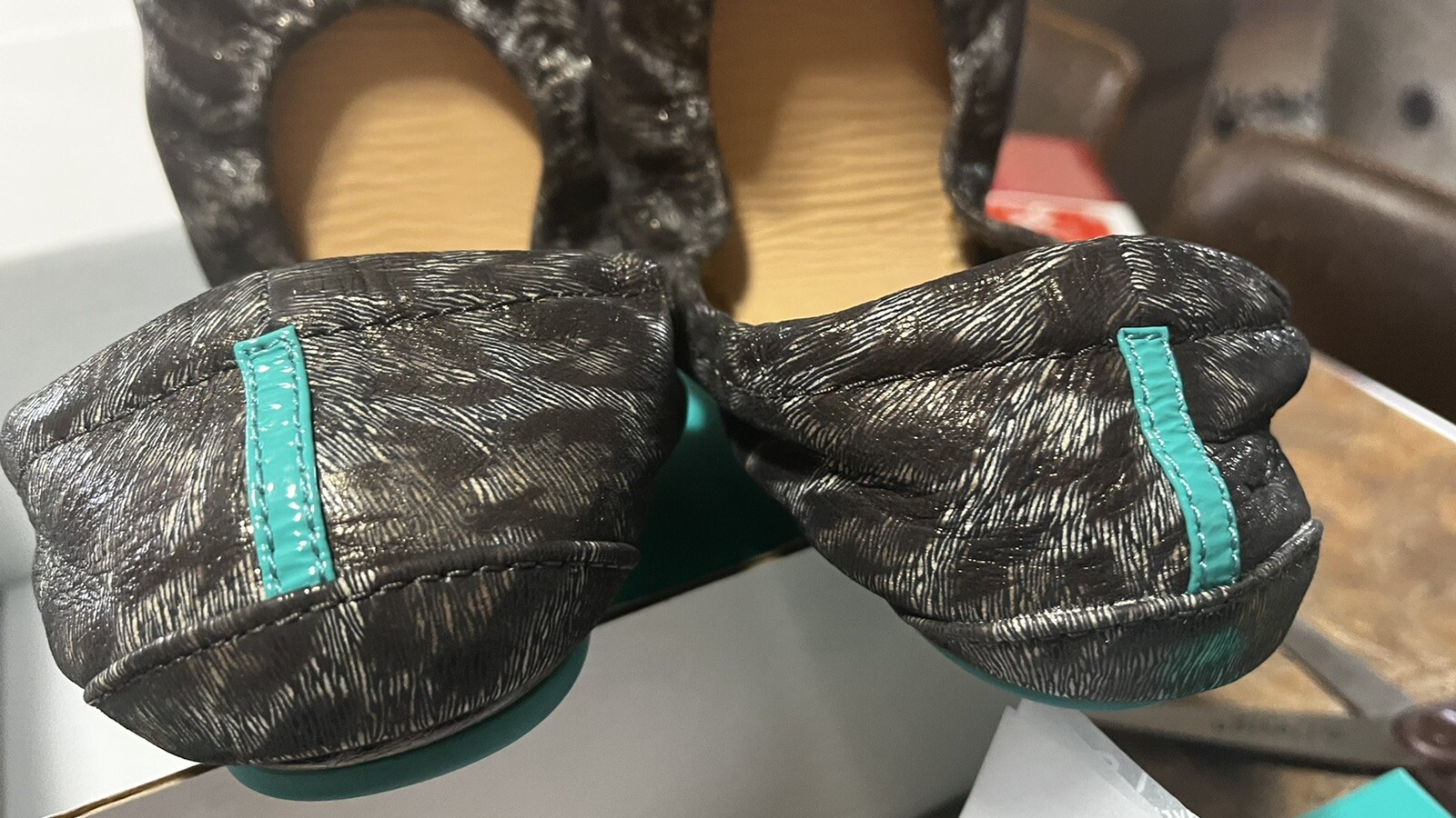 NEW Tieks Limited Edition Black Leopard Size 8 Black Friday Release NIB image 7