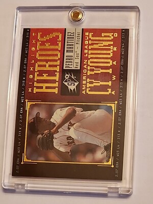     PEDRO MARTINEZ 2000 SPX Highlight Heroes REFRACTOR RED SOX #HH1 MINT