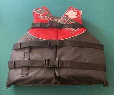 Hardcore Water Sports Youth Life Jacket Vest For Kids 50-90lbs. Great Condition 