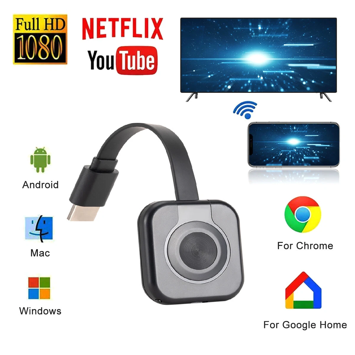 W13 Wireless HDMI Display Adapter Wireless TV Stick Wifi HDMI Adapter sekRS  | eBay