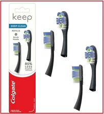 4-Pack Colgate Keep Toothbrush Refill Heads Brush Heads, Deep Clean*