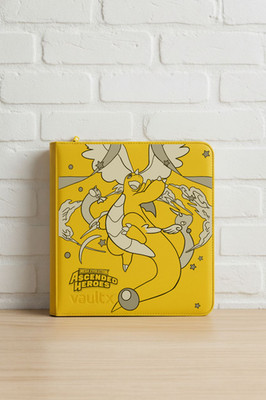 Vault X Yellow 12-Pocket Xl Ascended Heroes Master Set Binder(made To Order)