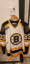 VTG NHL 2000 Pro Player Boston Bruins Anson Carter Jersey 33 Men's Medium White
