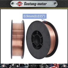 2 Pack ER70S-6 0.035" (0.9mm) Mild Steel MIG Welding Wire 10-lbs Roll USA