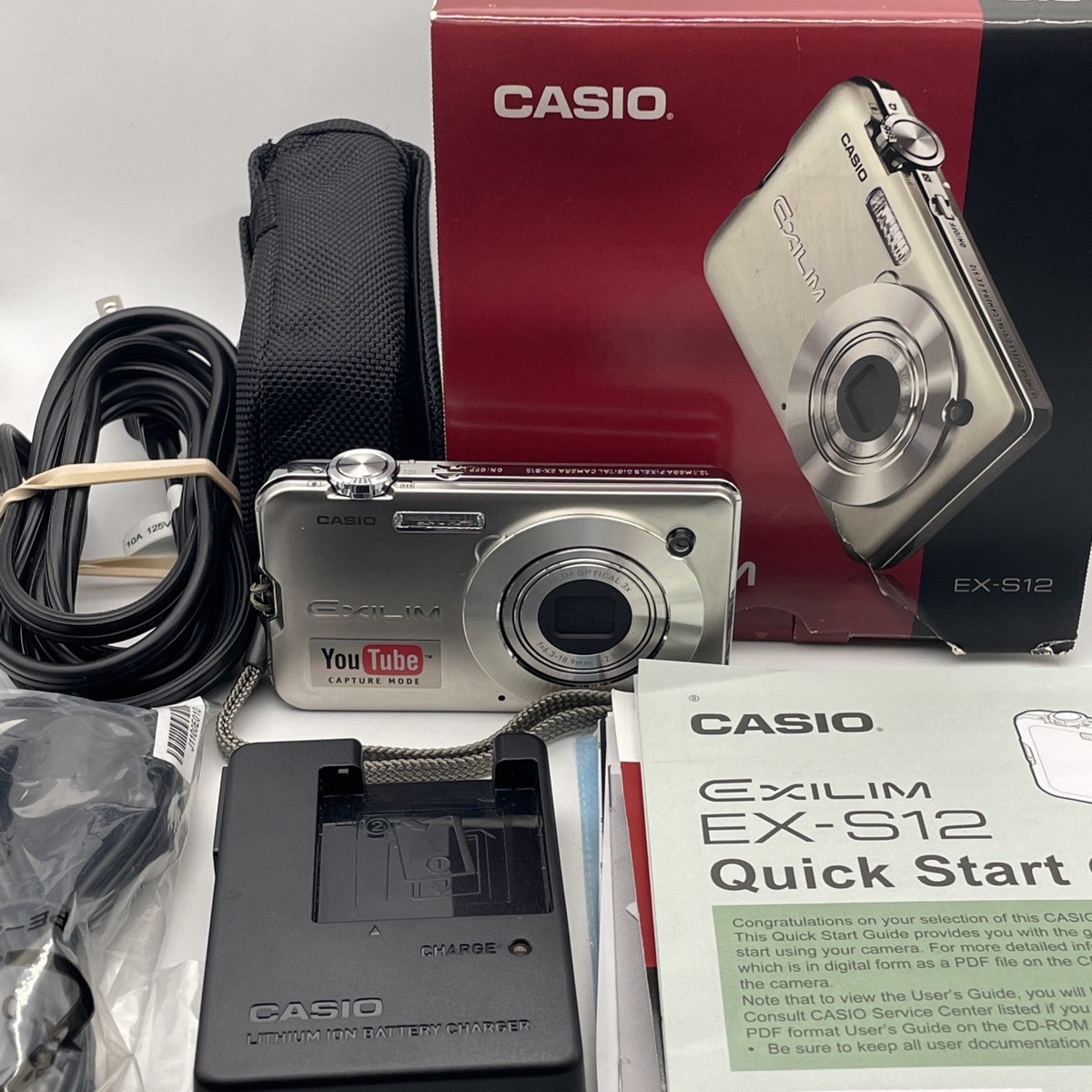 Casio EXILIM CARD EX-S10 10.1MP Digital Camera - Red for sale