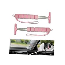 Side Mirror Squeegee, 2 PCS Retractable Car Mirror Squeegee, Cleaning Tool Pink