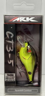 Team ARK CT3-5 Floating Squarebill Crankbait  2 1/8  3/8 Oz Low Pitch Sound New