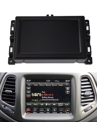 7'' Uconnect Touch Screen for 17-20 Jeep Compass w/ Bracket 