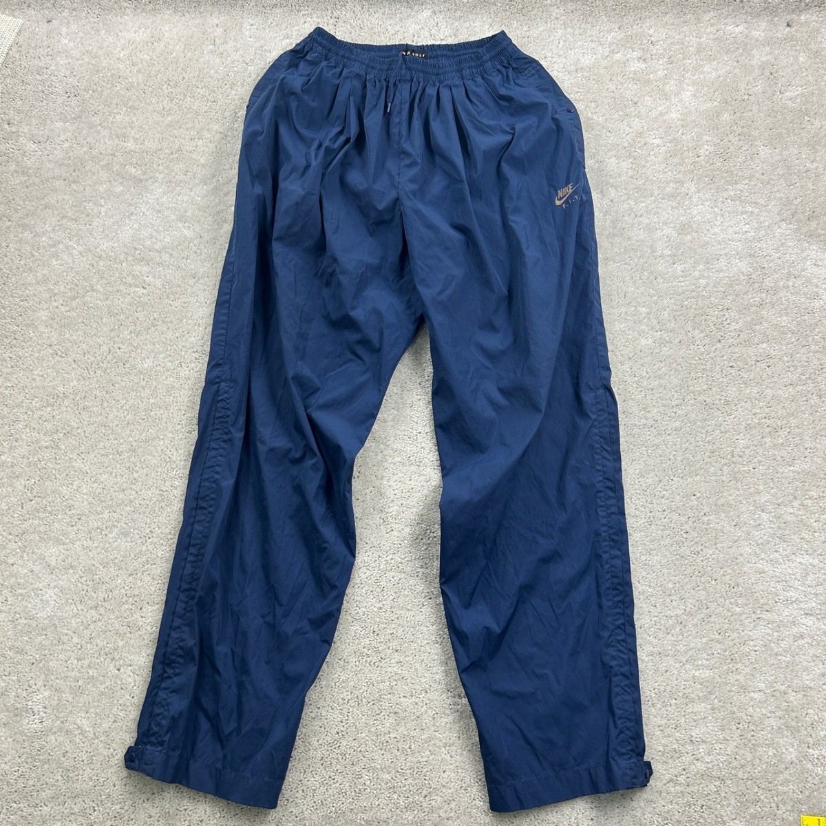 Nike Golf Rain Pants Mens Size Large Blue Pull On Elastic