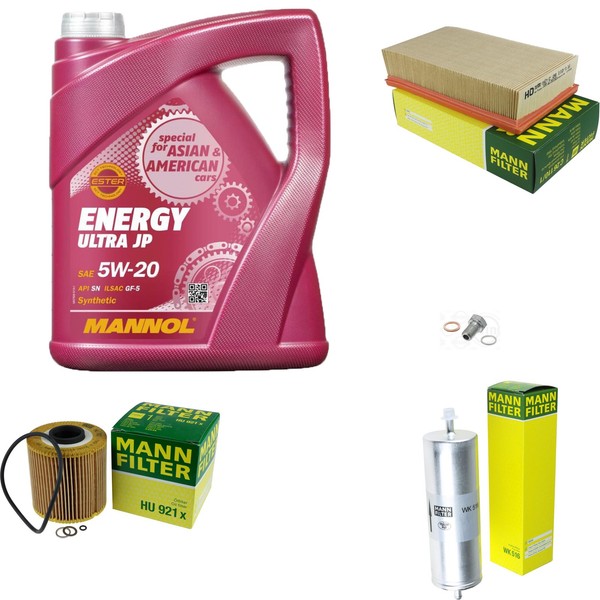 Mann Inspektionspaket 5L Mannol Energy 5W-20 FüR BMW E30 316I 318Is 318I-image