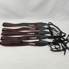 Canon EOS 22mm wide camera strap set of 5 black red replacement unused