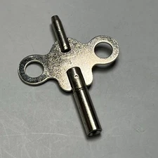 Double End Clock Winding Key Size No. 4 Square Hole 3.25mm and 1.95mm