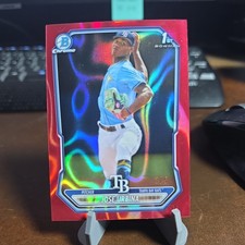 Bowman Chrome Prospects José Urbina 1st Red Lava Refractor / 5 Rays