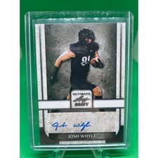 2022 Leaf Ultimate Draft #BA-JW2 Josh Whyle RC Auto Tennessee Titans