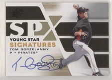 2008 SPx Young Star Signatures Gold Tom Gorzelanny #YSS-TG Auto 03xg